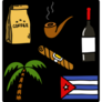 Cuba Doodle Sticker Sheet