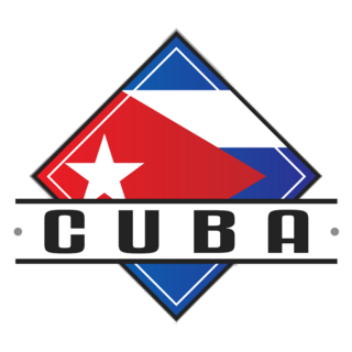 Cuba Flag Emblem Sticker 