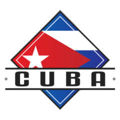 Cuba Flag Emblem Sticker 