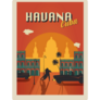 Cuba Havana Orange Sticker