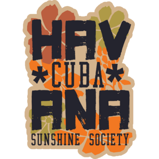 Cuba Havana Sunset Sticker