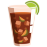 Cuba Libre Cocktail Sticker