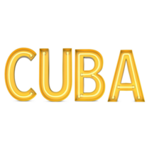 Cuba Neon Yellow Sticker