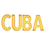 Cuba Neon Yellow Sticker