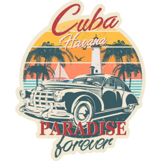 Cuba Paradise Sticker