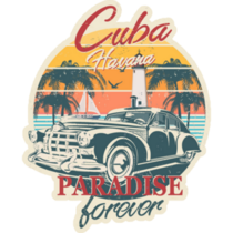 Cuba Paradise Sticker