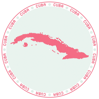 Cuba Round Logo Sticker
