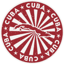 Cuba Stamp Sticker