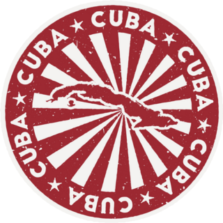 Cuba Stamp Sticker