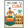Cuban Woman Sticker