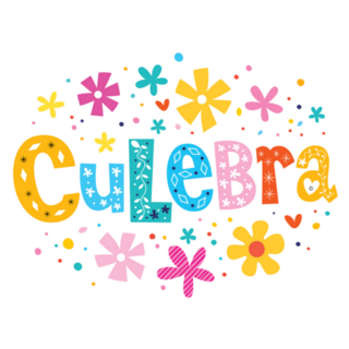 Culebra, Beautiful Island In Puerto Rico Lettering Sticker