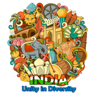 Culture Of India Unity In Diversity Sticker