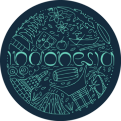 Culture Of Indonesia Circle Sticker