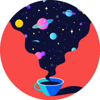 Cup Of Tea In The Universe Sticker