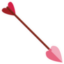 Cupid Arrow Symbol Sticker