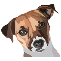 Curious Jack Terrier Sticker