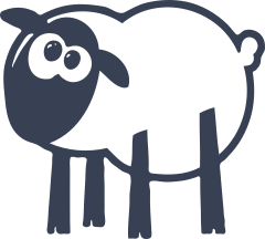 Curious Sheep Lamb Sticker