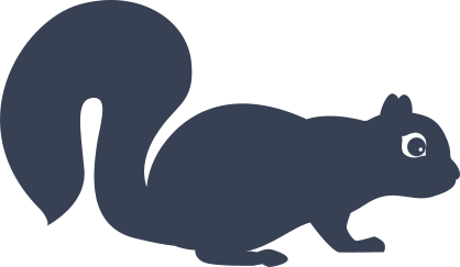 Curious Squirrel With Big Eyes Sticker