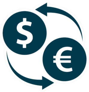Currency Exchange Sticker
