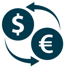 Currency Exchange Sticker