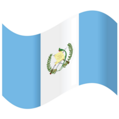 Curved Guatemala Flag Sticker