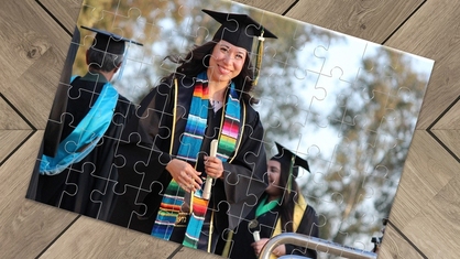 Custom 60 Piece Graduation Rectangular Puzzle