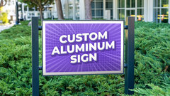 Custom Aluminum Business Sign