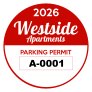 Custom Apartment Circle Parking Permits