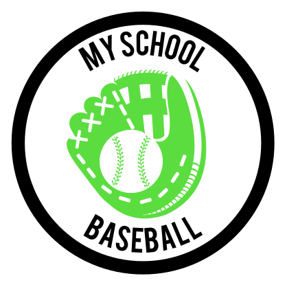 Custom Baseball Mitt Circle Magnet