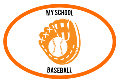 Custom Baseball Mitt Oval Sticker