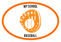 Custom Baseball Mitt Oval Sticker