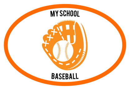 Custom Baseball Mitt Oval Sticker