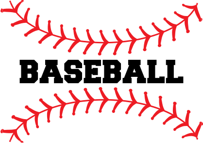 Custom Baseball Seams with Text Magnet