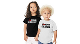 Custom Black and White Toddler Shirts