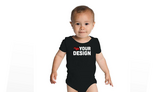 Custom Black Baby Onesie