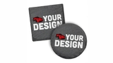 Custom Circle and Square Slate Coasters