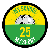 Custom Circle Soccer Ball with Half Burst Sticker