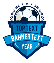 Custom Die-Cut Banner Soccer Sticker
