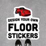 Custom Die Cut Floor Sticker
