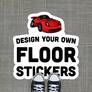Custom Die Cut Floor Sticker