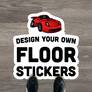Custom Die Cut Floor Sticker