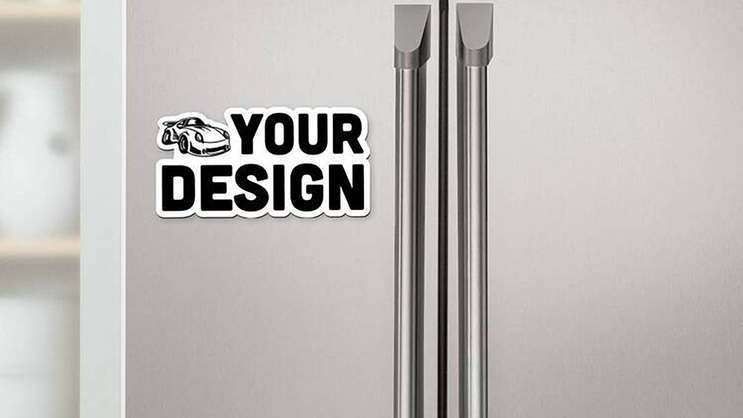 Custom Die Cut Refrigerator Magnet