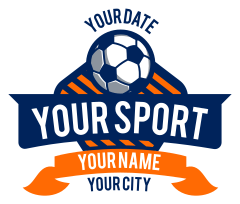 Custom Die-Cut Soccer Banner Sticker