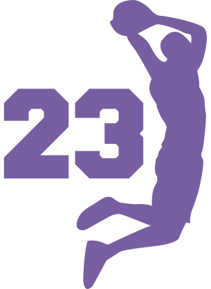 Custom Dunking Basketball with Your Number