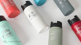 Custom engraved 16 oz water bottle with carstickers logo