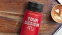 Custom engraved 16 oz water bottle with carstickers logo