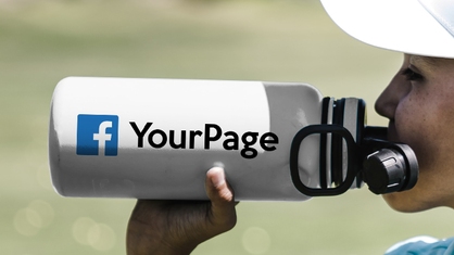 Custom Facebook Social Media Water Bottle Vinyl Sticker