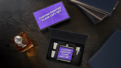 Custom Gifts Thumbs - Flask Set