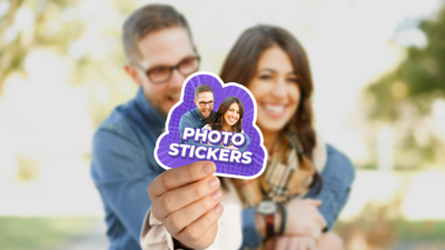 Custom Gifts Thumbs - Photo Stickers