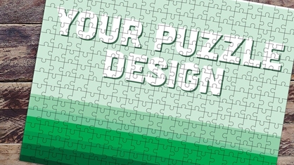 Custom Green 500 Piece Puzzle